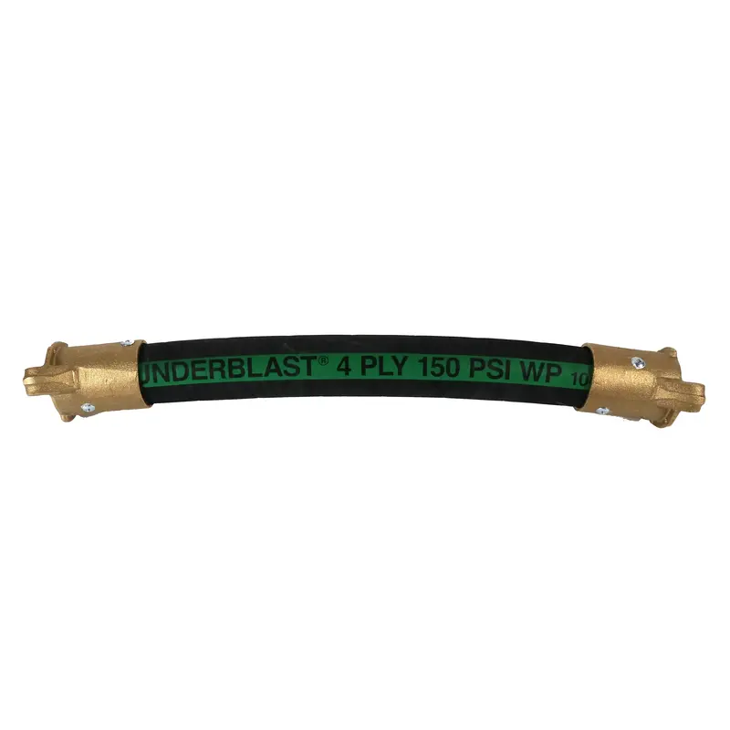 1" Id Pinch Hose With Two-Lug Kf Hose Couplings 1