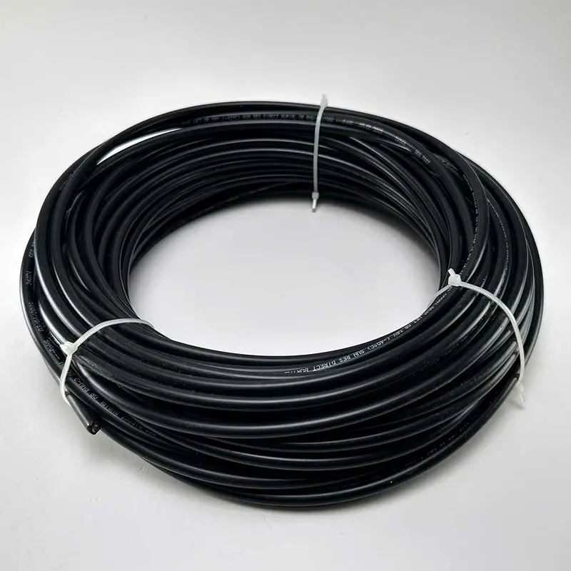 100Ft Black Southwire Commercial Grade Premium Pure Copper 10Awg Solar Panel Wire, Solar Extension Cable 2000V (Made In Usa) 1
