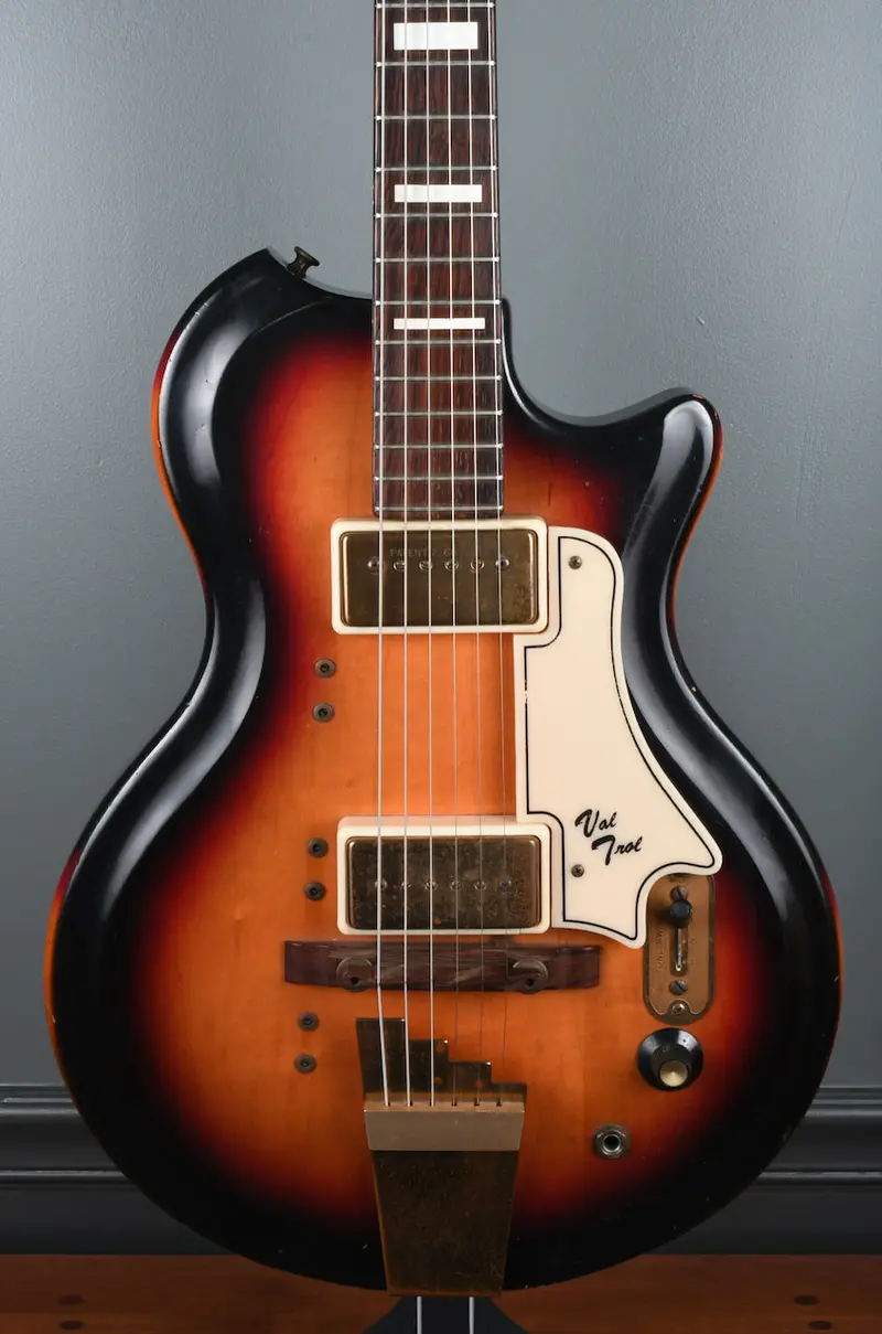 1959 Supro Rhythm Master "Val Trol" Sunburst With Original Case 1