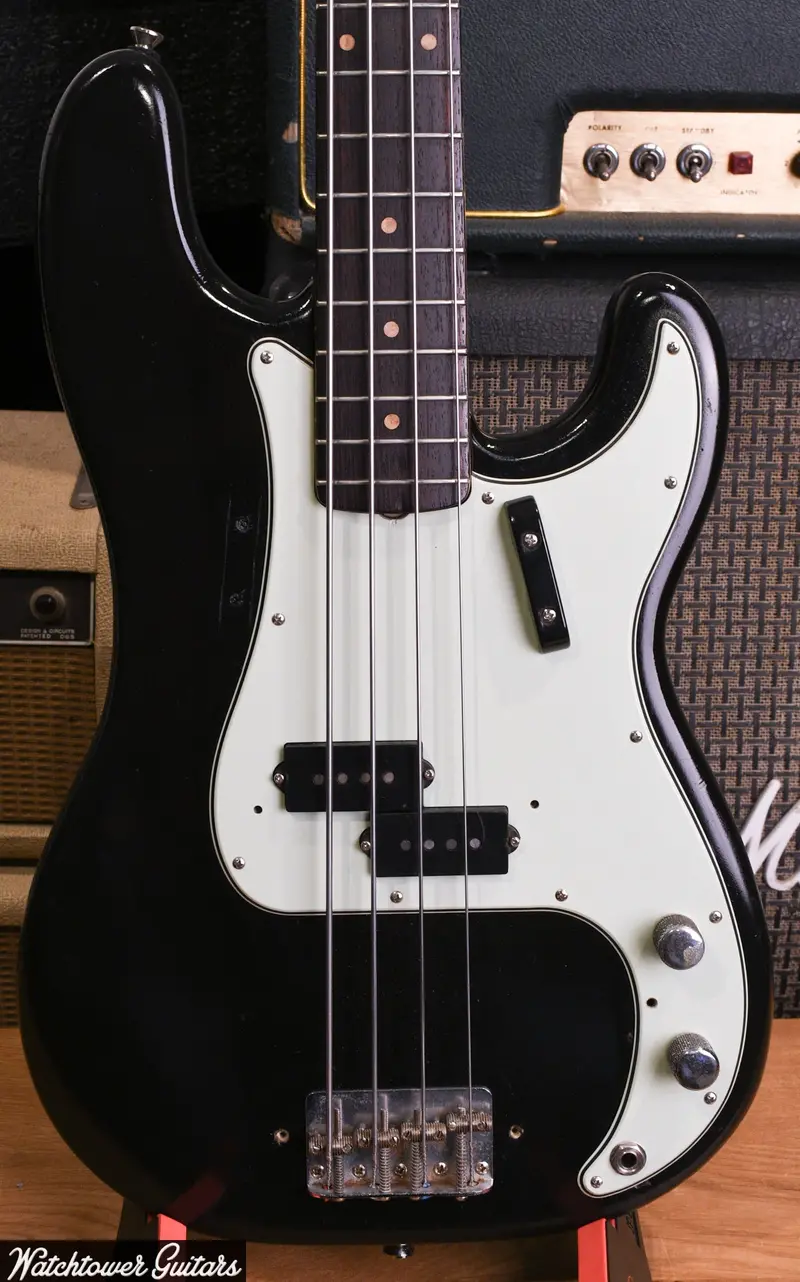 1962 Fender Precision Bass - Refin Black 1
