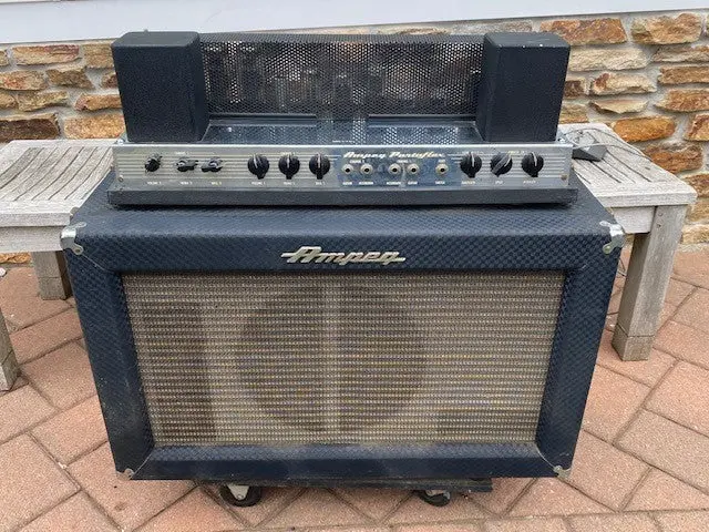 1964 Ampeg B-12Xy Portaflex 2-Channel 50-Watt 1X12" Fliptop Guitar Combo 1