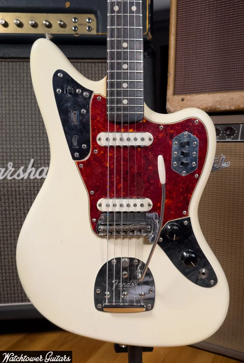 1964 Fender Jaguar Factory Olympic White 1