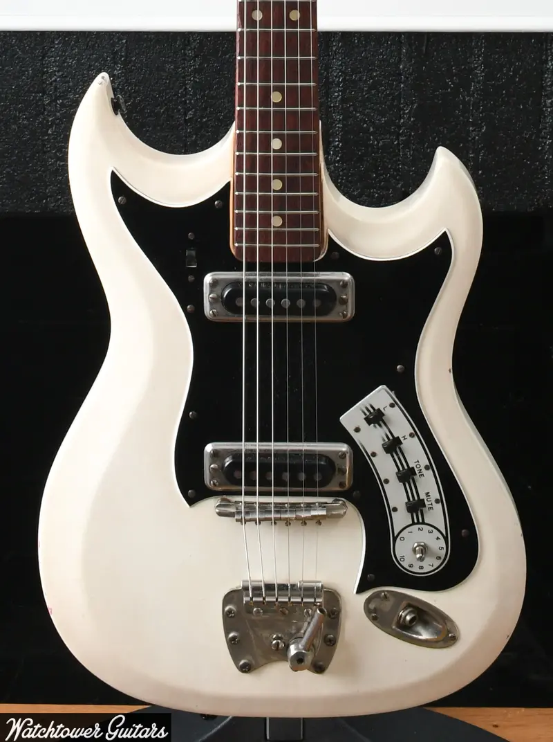 1964 Hagstrom Ii Vintage White 1