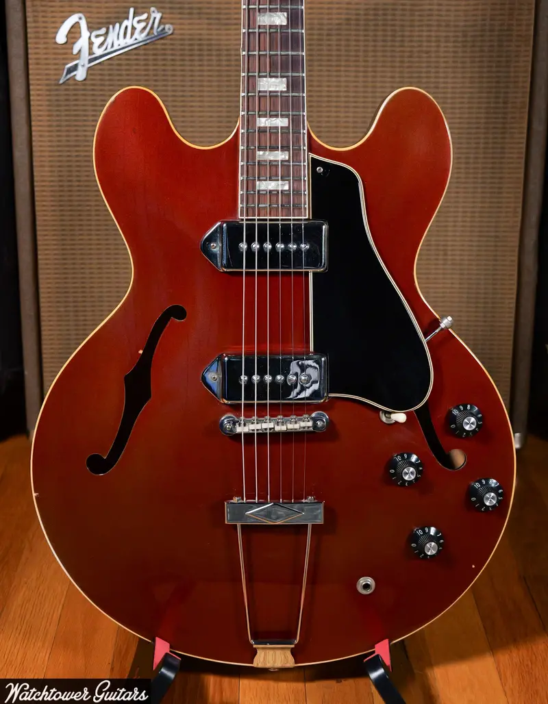 1967 Gibson Es-330 Tdc Sparkling Burgundy 1