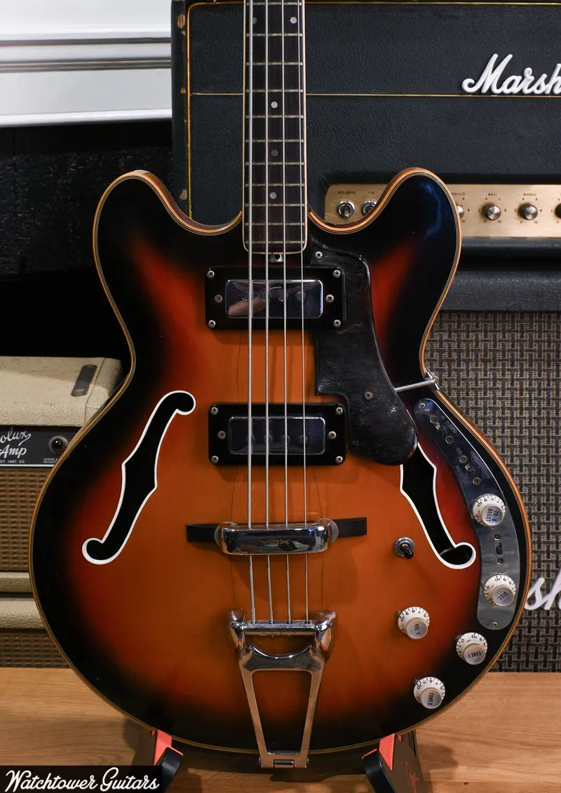1968 Vox Sidewinder Bass Sunburst 1