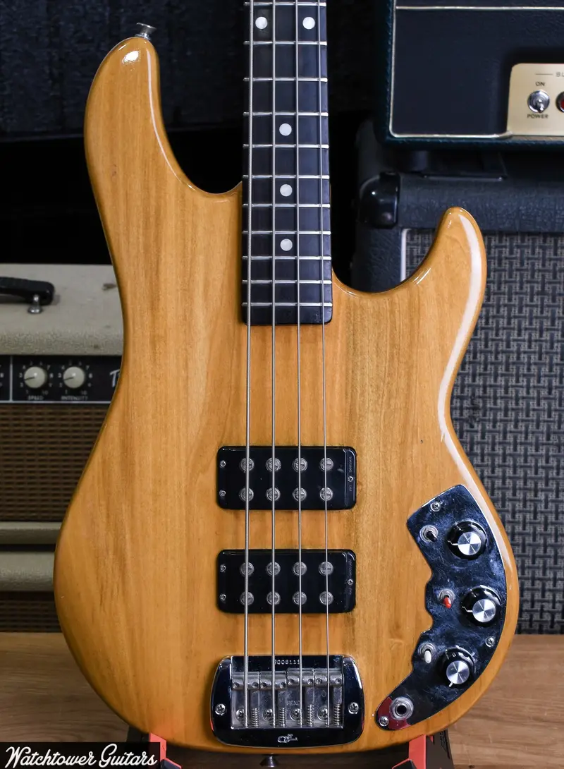 1980 G&L Bass L-2000 Natural Refin 1