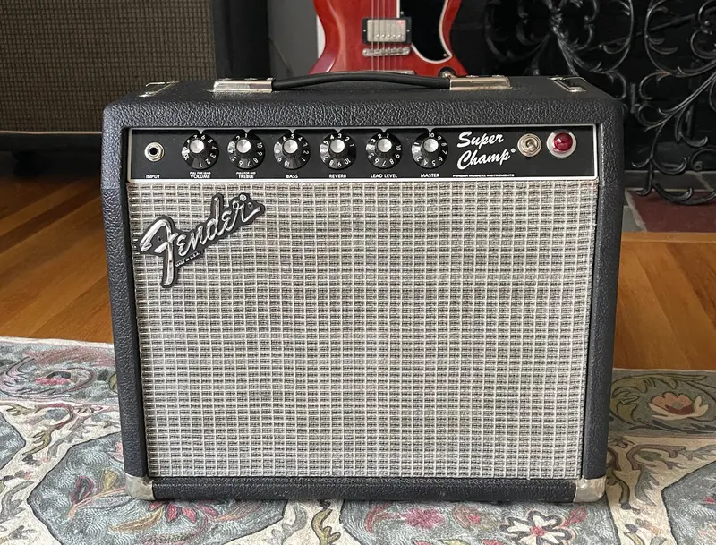 1984 Fender Super Champ Black Tolex 1