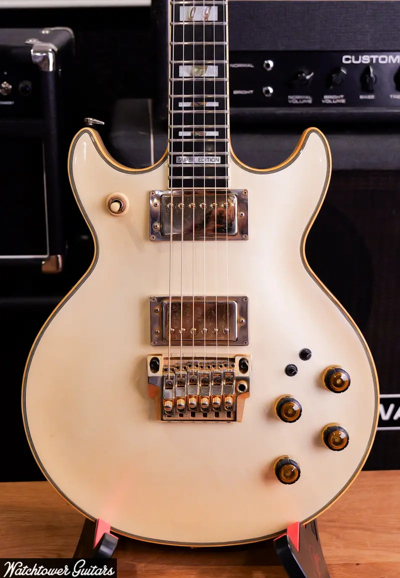 1985 Ibanez Artist Ar350 Polar White 1