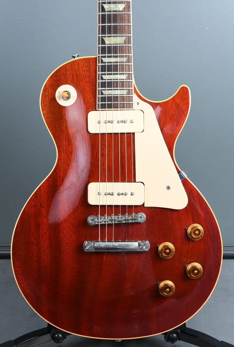 1993 Gibson Custom Shop '56 Les Paul Reissue Trans Mahogany Ohsc 1