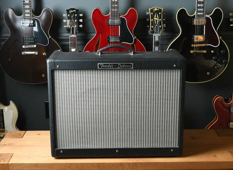 1996 Fender Hot Rod Deluxe 1X12 Combo Black Tolex 1