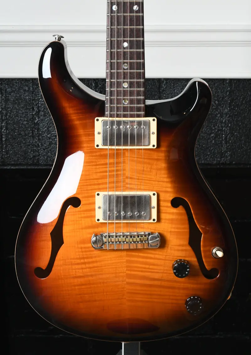 1998 Paul Reed Smith Prs Hollowbody Ii Tobacco Sunburst 10 Top 1