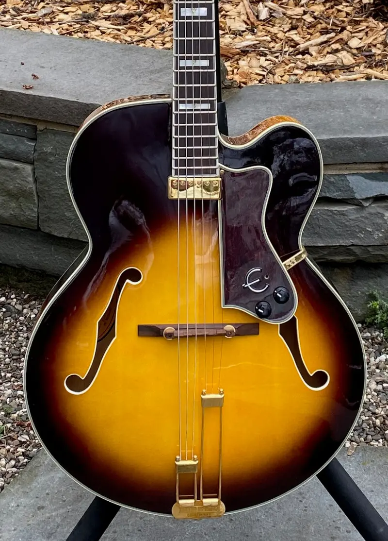 2000 Epiphone Emperor Regent Tobacco Sunburst Ohsc 1