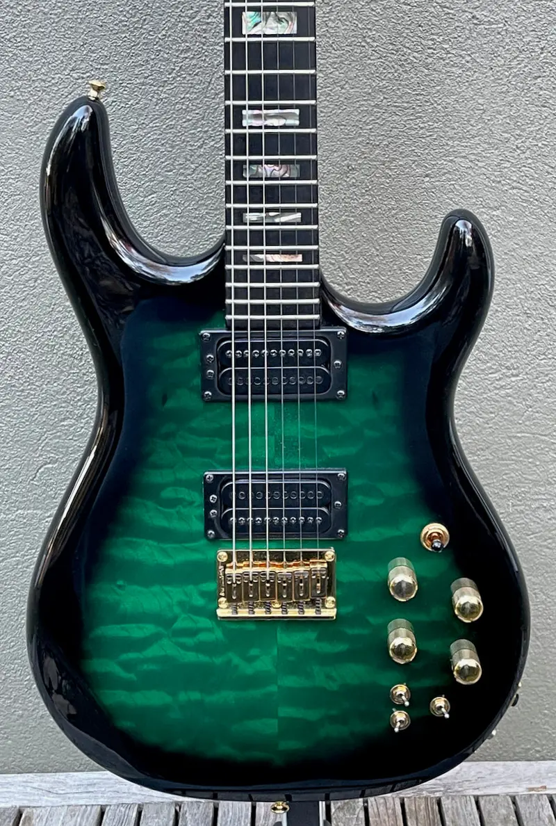 2004 Carvin Dc-400 Emerald Green Quilt 1