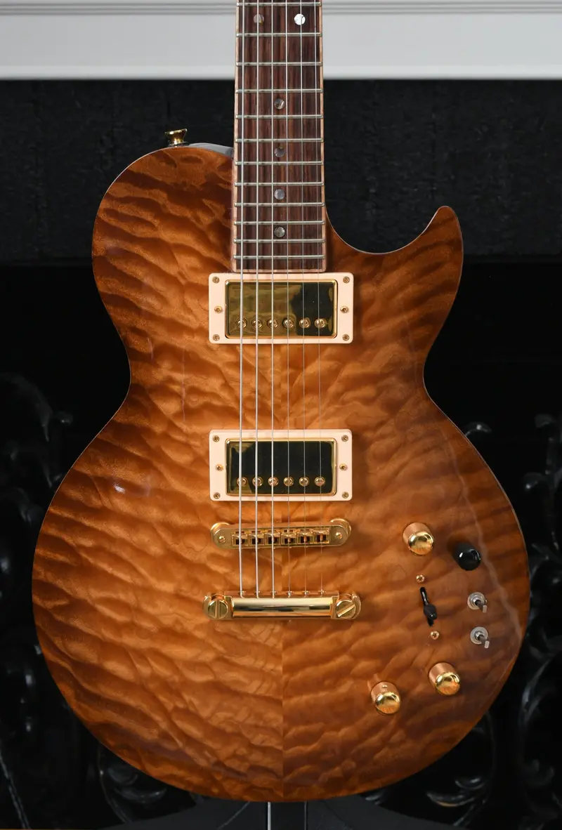 2005 Brian Moore Custom Shop Dc1 P.13 Tobacco Sunburst 1
