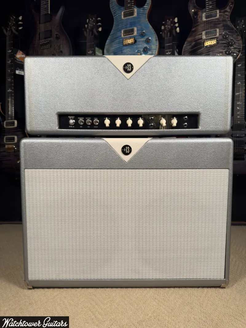 2006 Divided By 13 Ftr-37 Silver/Eggshell Tolex Matching 2X12 Cabinet 1