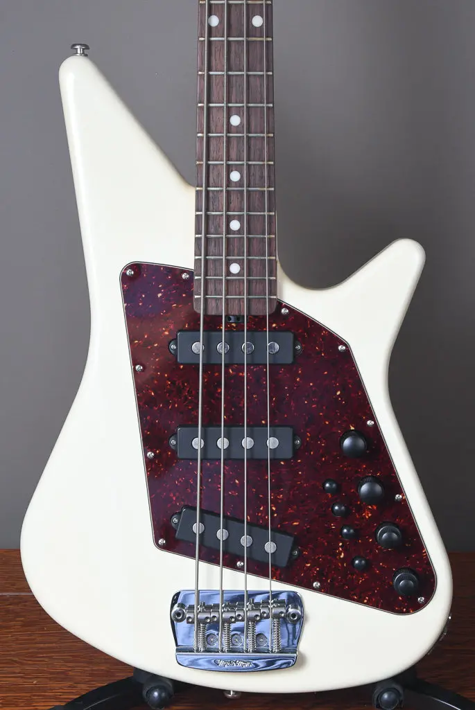 2009 Ernie Ball Music Man Big Al Bass White 1