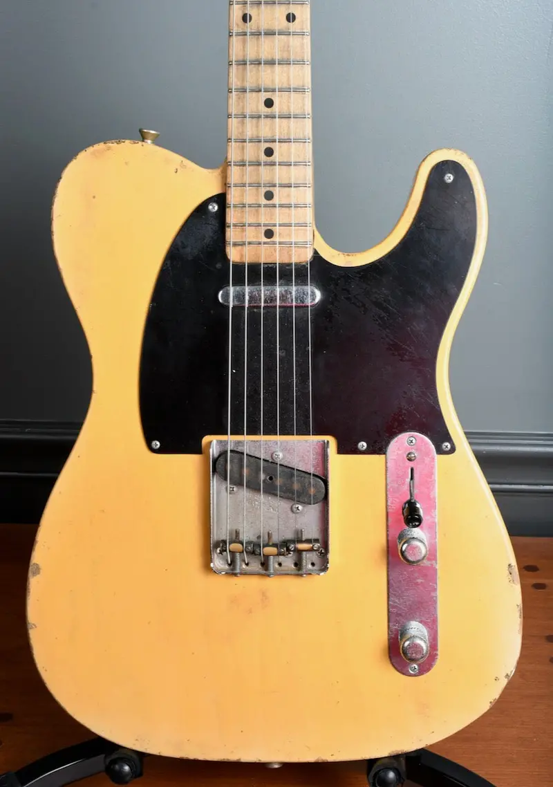2010 Gvcg '53 Blackguard Telecaster Aged Butterscotch 1