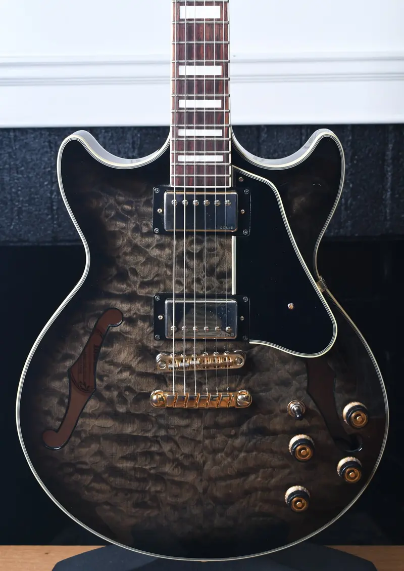 2013 Ibanez Am93-Tks Artcore Expressionist Trans Black Sunburst 1