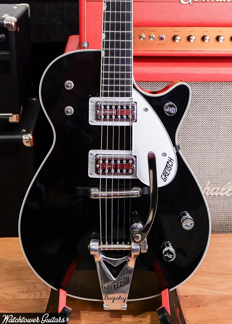 2014 Gretsch Stephen Stern Masterbuilt G6128cs '57 Duo Jet Nos Black 1