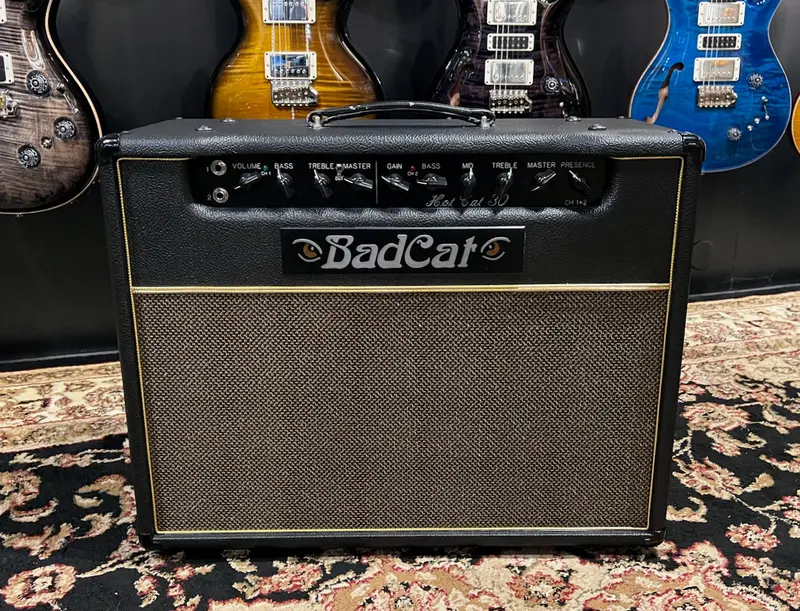2015 Bad Cat Hot Cat 30 Hand Wired 1X12 Combo Black Tolex 1