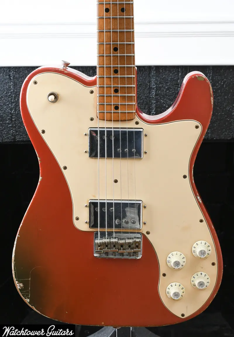 2015 Danocaster Single Cut Deluxe Candy Tangerine 1