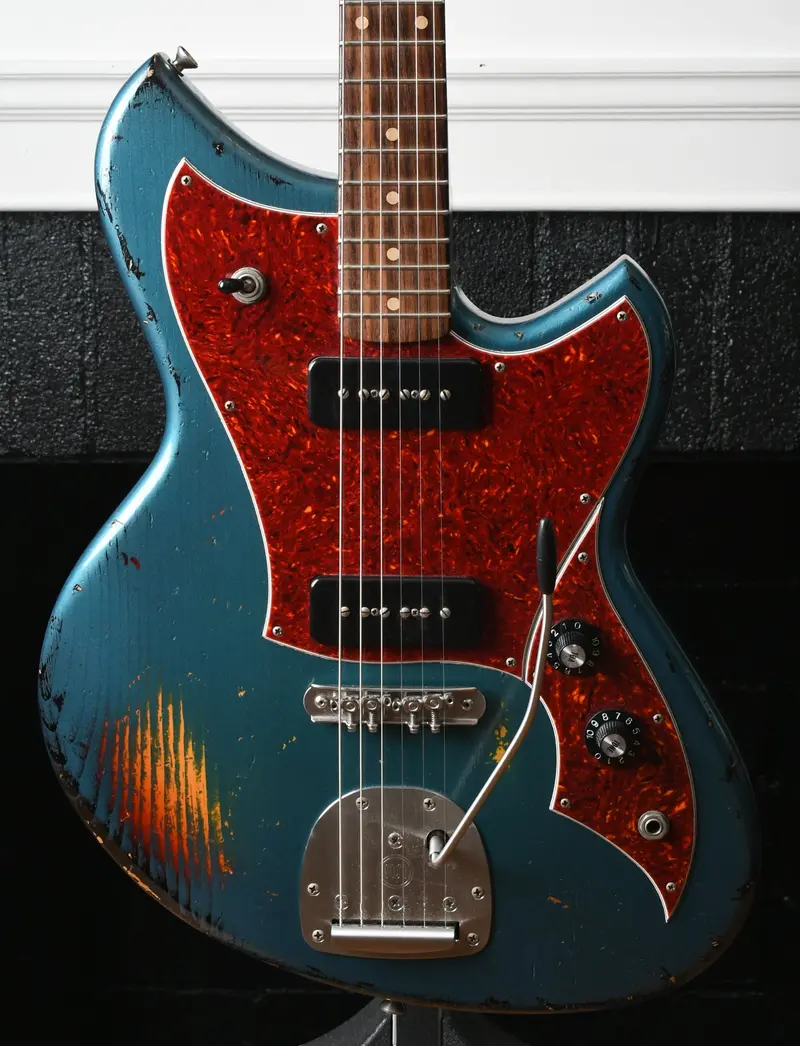 2016 Novo Serus J Lake Placid Blue Over Sunburst & Amalfitano P-90'S 1