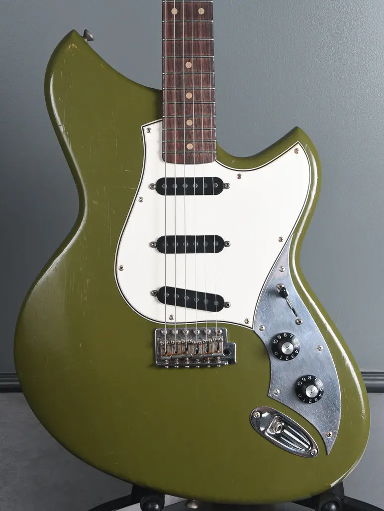 2017 Novo Guitars Serus S Uffington Green Fralin's 1