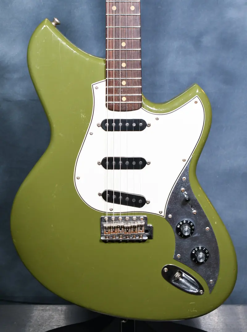 2017 Novo Guitars Serus S Uffington Green Fralin's 1