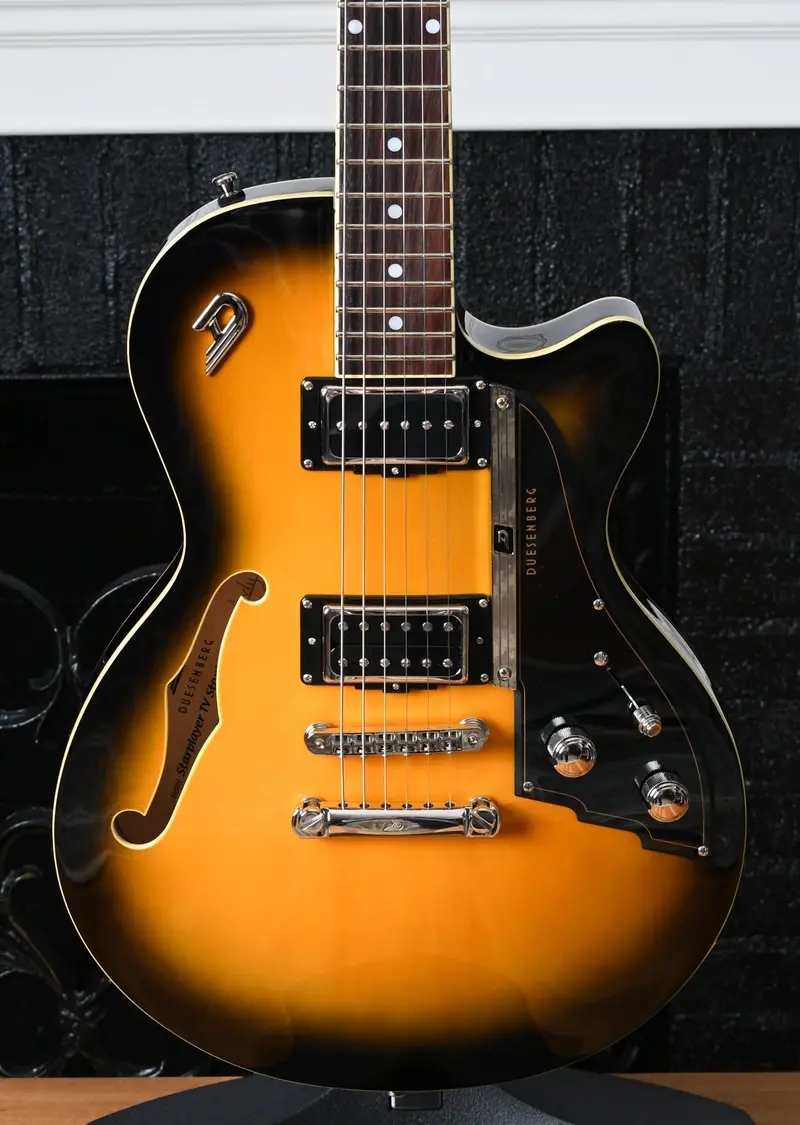 2018 Duesenberg Starplayer Tv Stoptail 2 Tone Sunburst 1