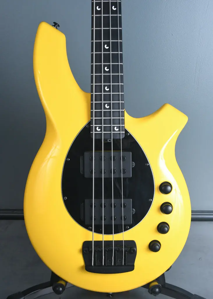 2018 Ernie Ball Music Man Bongo Hd Yellow 1
