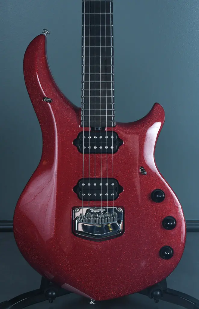 2018 Ernie Ball Music Man John Petrucci Majesty Ball Family Reserve Bfr Cinnabar Red Limited Edition 1
