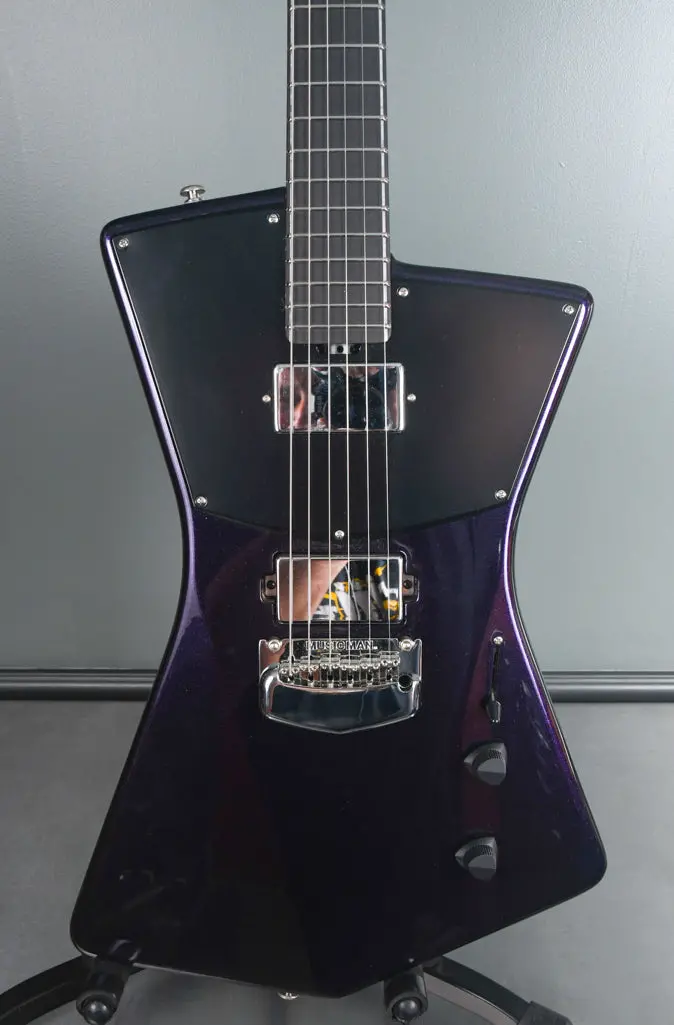 2018 Ernie Ball Music Man St. Vincent 1 Off Bfr Barolo Purple 1