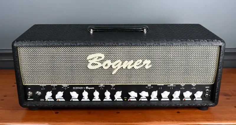 2019 Bogner Ecstasy 101B El34 120 Watt Head Black Tolex 1