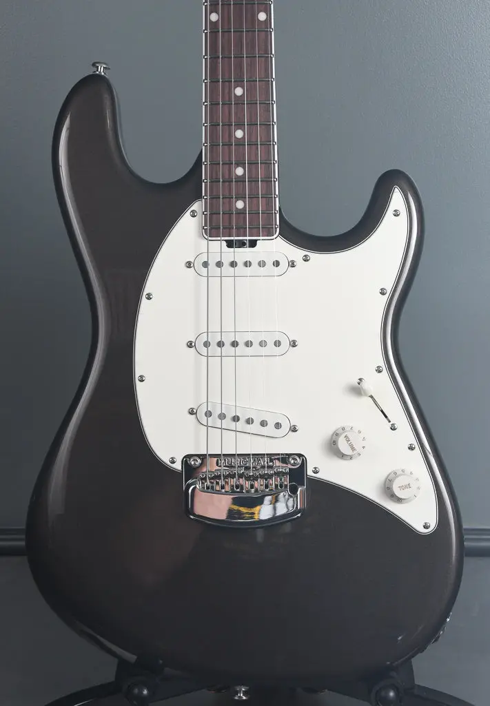 2019 Ernie Ball Music Man Cutlass Wenge Neck Bound Fingerboard Gray Joy 1