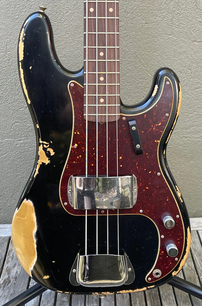 2019 Fender Custom Shop 1960 Precision Bass Heavy Relic Black 1