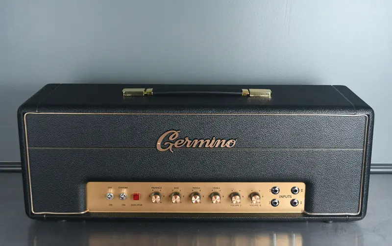 2019 Germino Lead 55 Lv Master Volume Black Tolex 1
