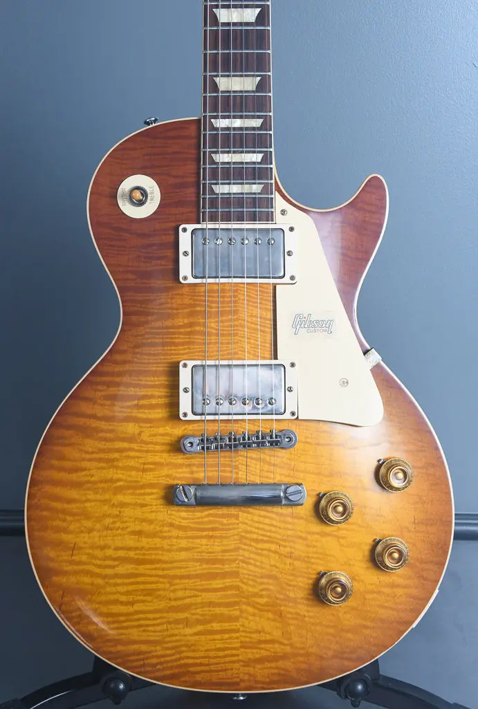 2019 Gibson 60Th Anniversary Les Paul 1959 R9 Reissue Slow Iced Tea Fade 1