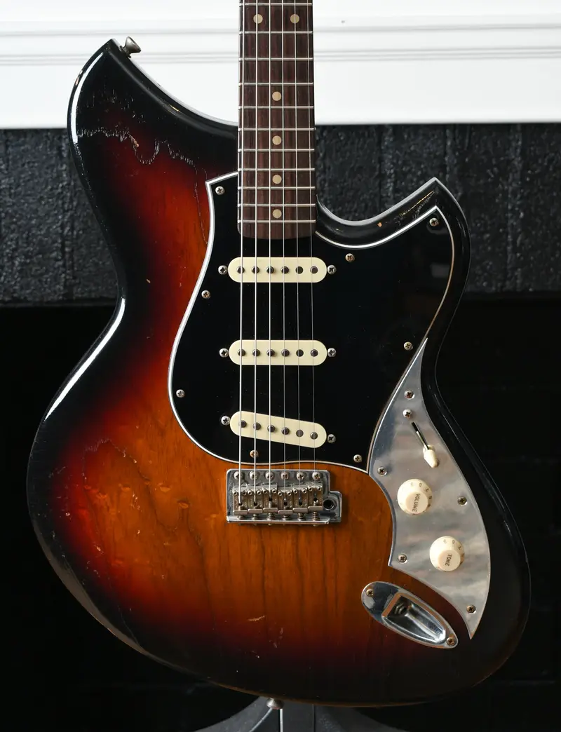 2019 Novo Guitars Serus S 3 Tone Sunburst Rare Ash Body 1