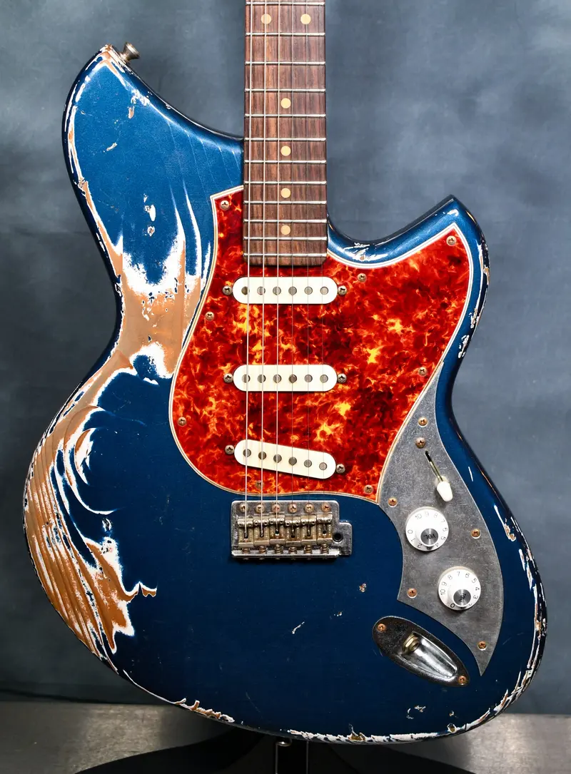 2019 Novo Guitars Serus S Como Blue Metallic Throbak's 1