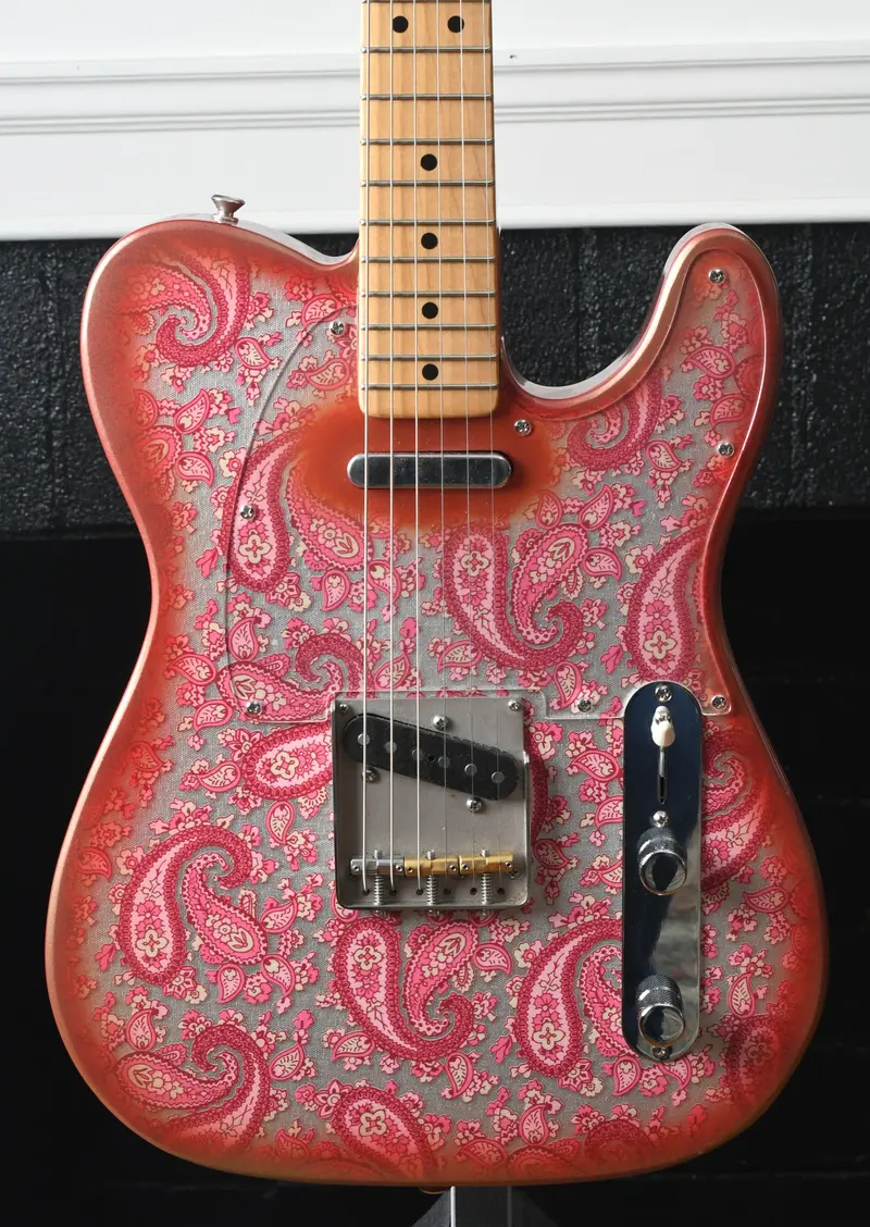 2020 Crook Pink Paisley '68 Telecaster 1
