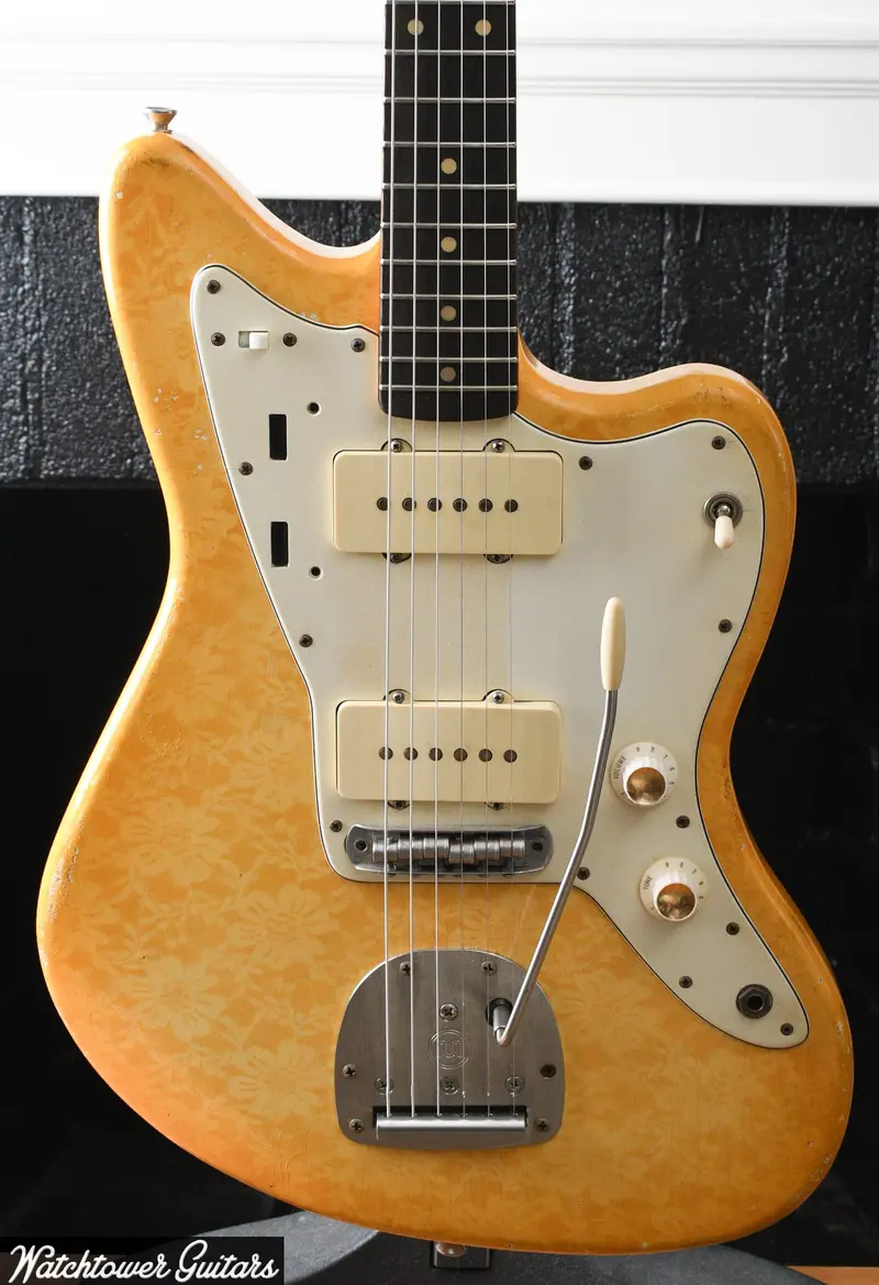 2020 Danocaster Offset Custom Lace Print "Honey" 1