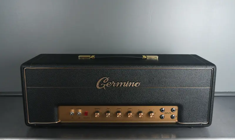 2020 Germino Club 40 Master Volume Tube Rectified Option Black Tolex 1