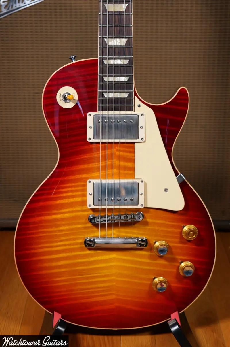 2020 Gibson 60Th Anniversary Les Paul V3 1960 R0 Reissue Wide Tomato Soup Burst 1