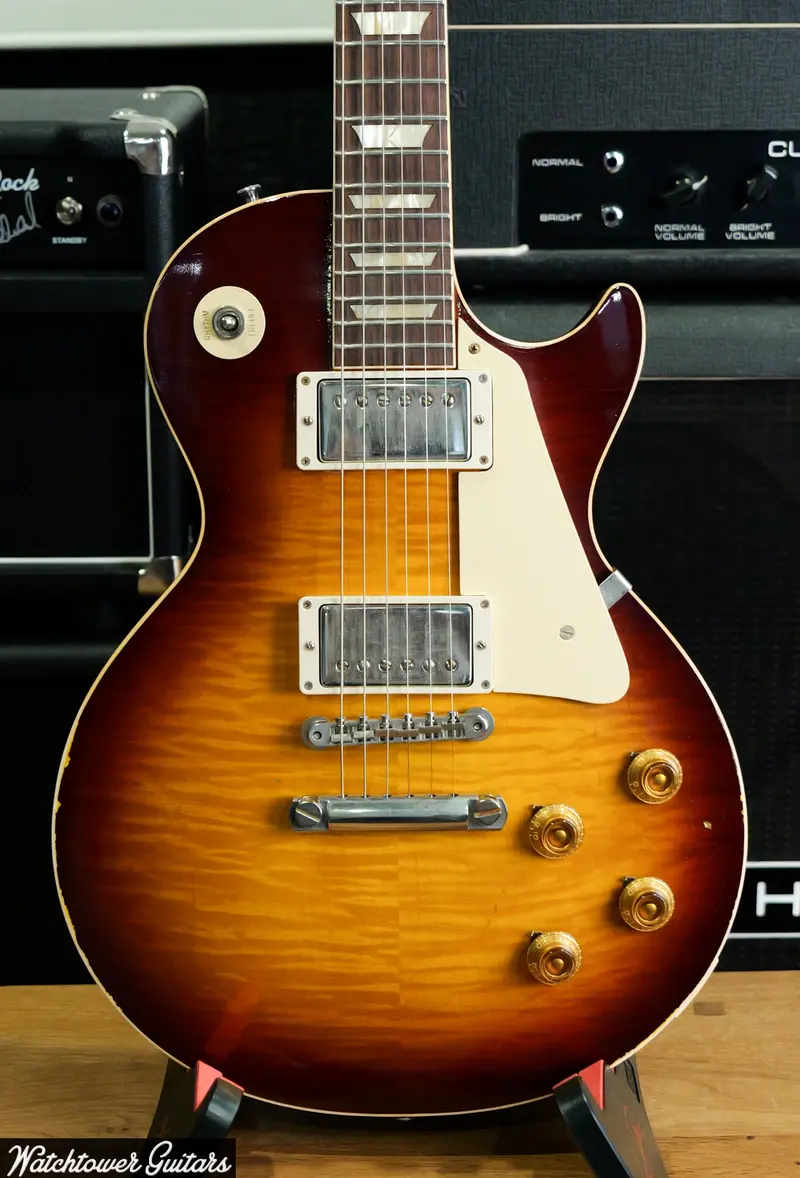 2021 Gibson 1959 Standard Murphy Lab Light Aged Cherry Tea Burst 1