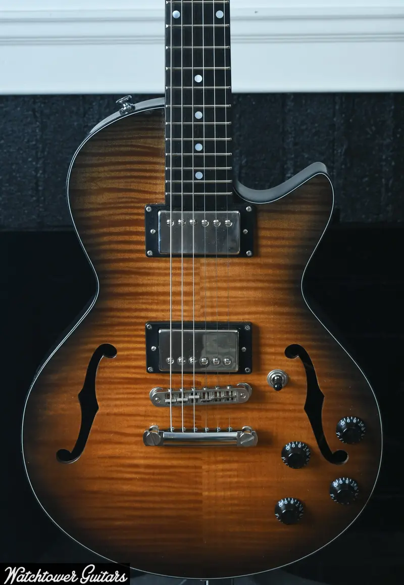 2021 Maybach Little Wing Flat Top Cutaway Havana Tobacco Burst Aged 1