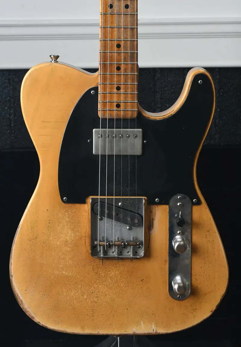 2022 Nacho Blackguard Telecaster Aged Butterscotch #0503 1