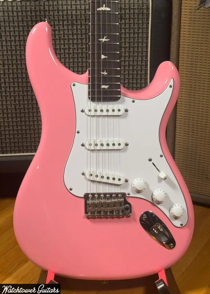 2023 Paul Reed Smith Prs John Mayer Silver Sky Roxy Pink *Demo* 1
