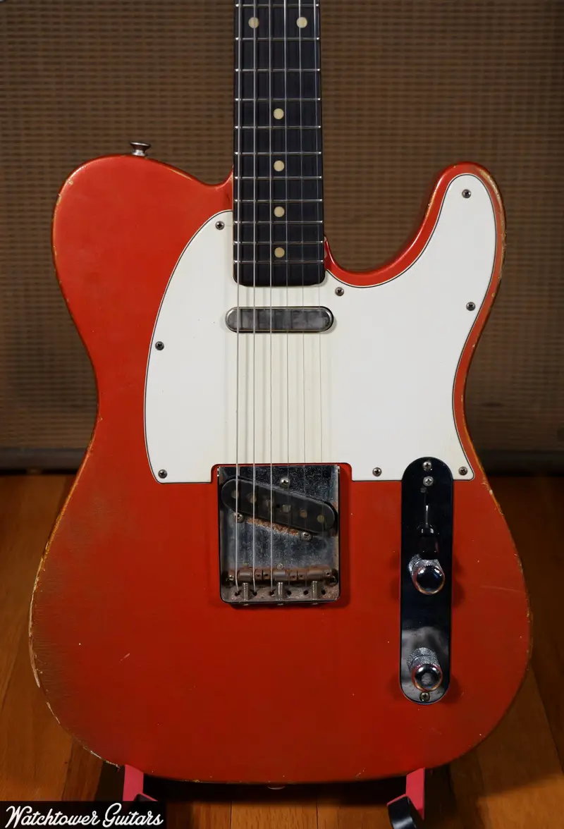 2025 Danocaster Single Cut Candy Apple Red 1