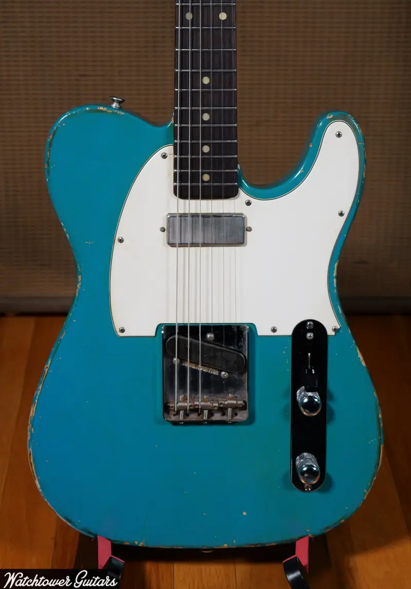 2025 Danocaster Single Cut Taos Turquoise 1