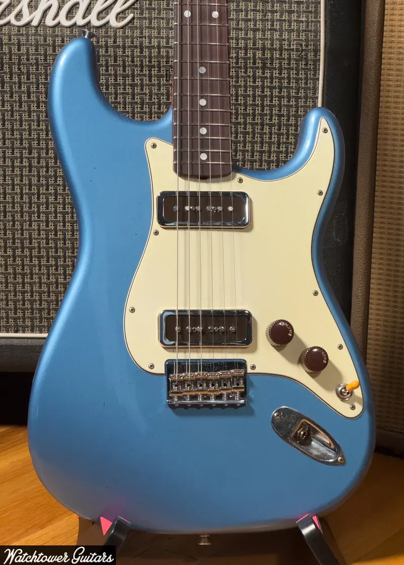 2025 Fender Custom Shop Ariel Posen Signature Journeyman Relic Faded Lake Placid Blue 1